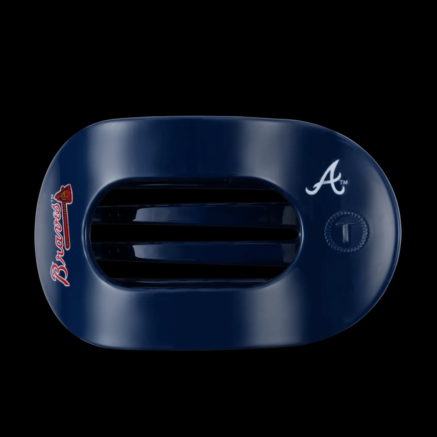 Atlanta Braves Large Flat Round Hair Clip