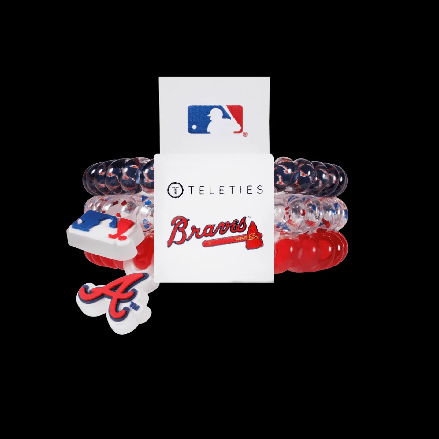 Atlanta Braves Small Hair Ties