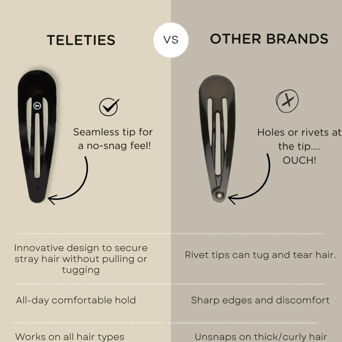 Bronze Snap Clip (6ct)