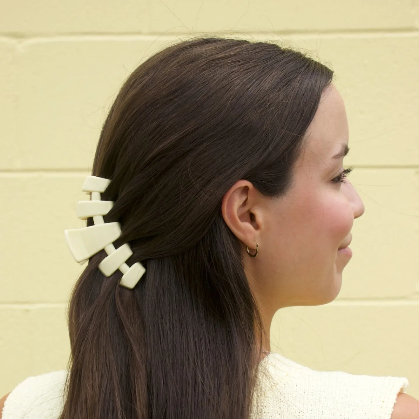 Classic Butter Yellow Medium Hair Clip