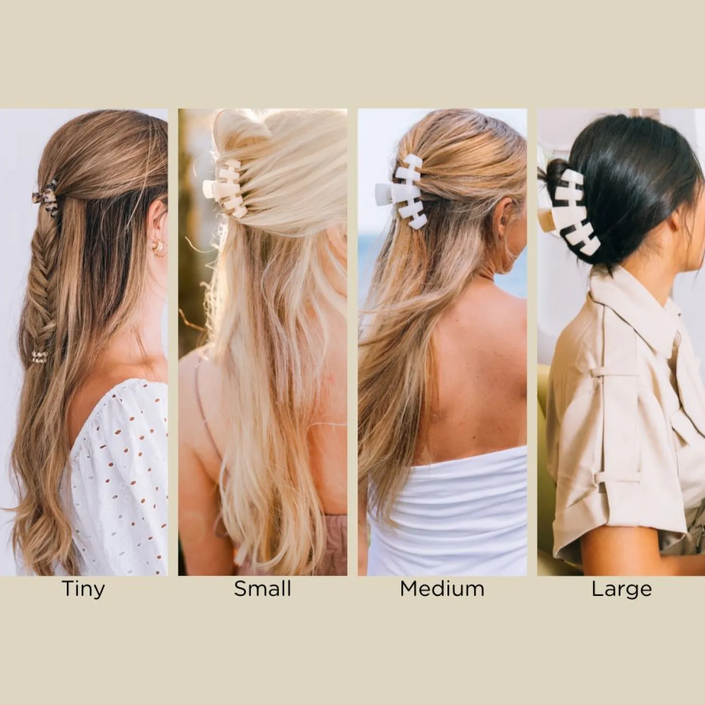 Classic Butter Yellow Large Hair Clip