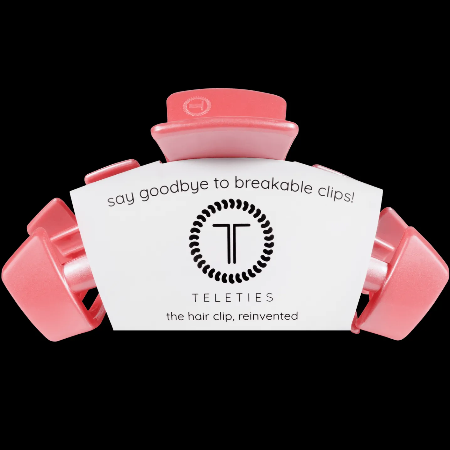 Classic Calming Coral Large Claw Hair Clip