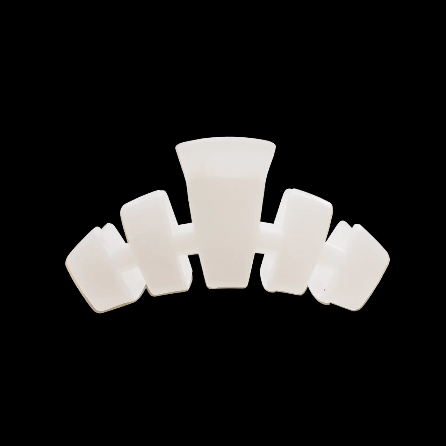 Classic Coconut White Small Claw Hair Clip