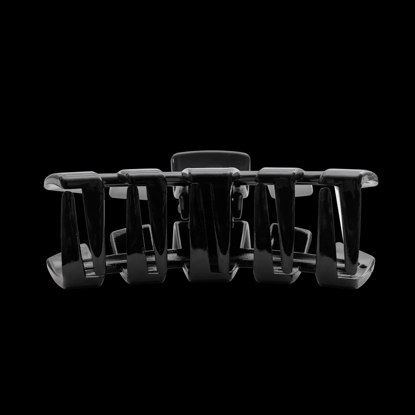 Classic Jet Black Small Claw Hair Clip