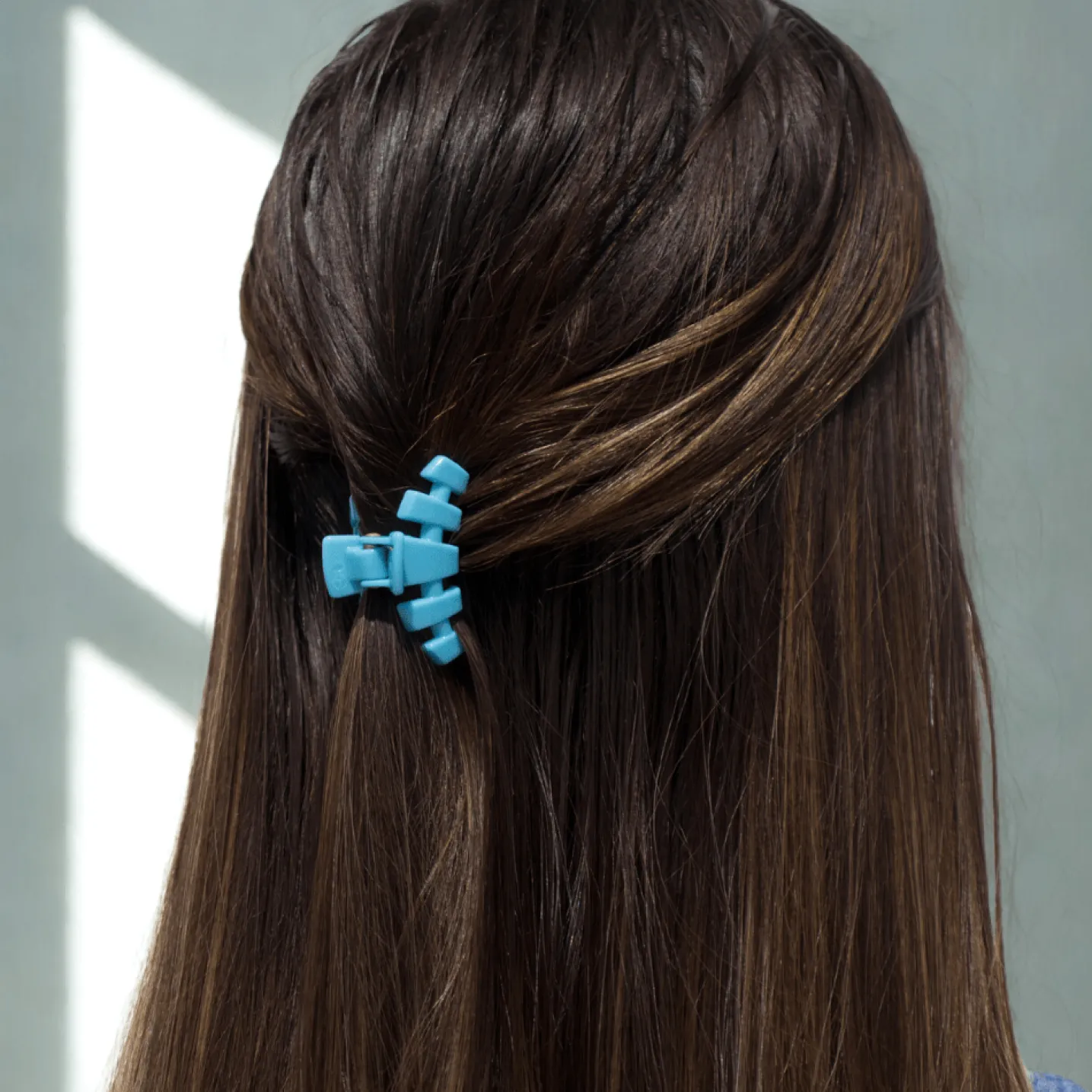 Classic Summer Sky Tiny Hair Clip