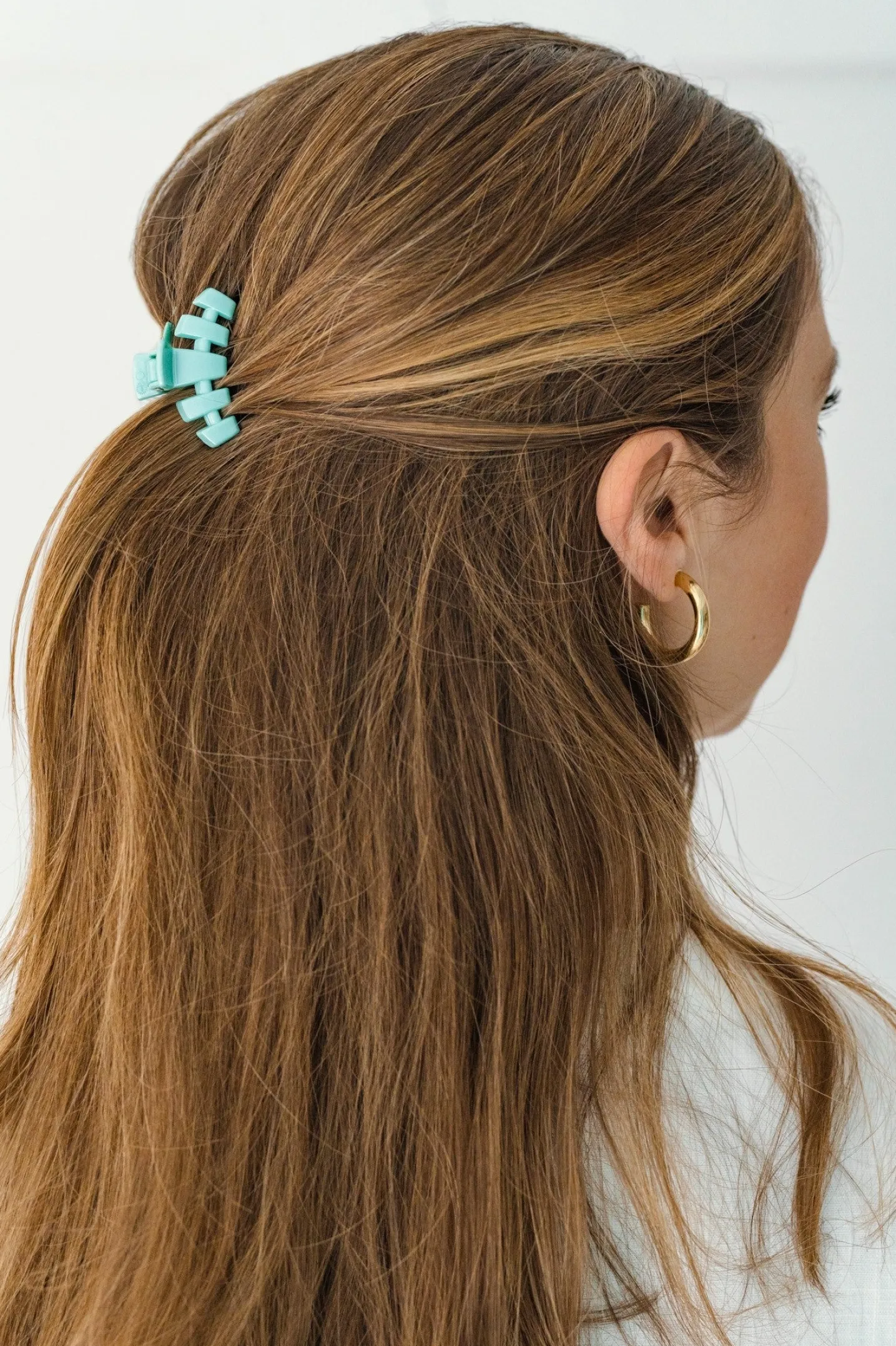 Classic Totally Turquoise Tiny Claw Hair Clip