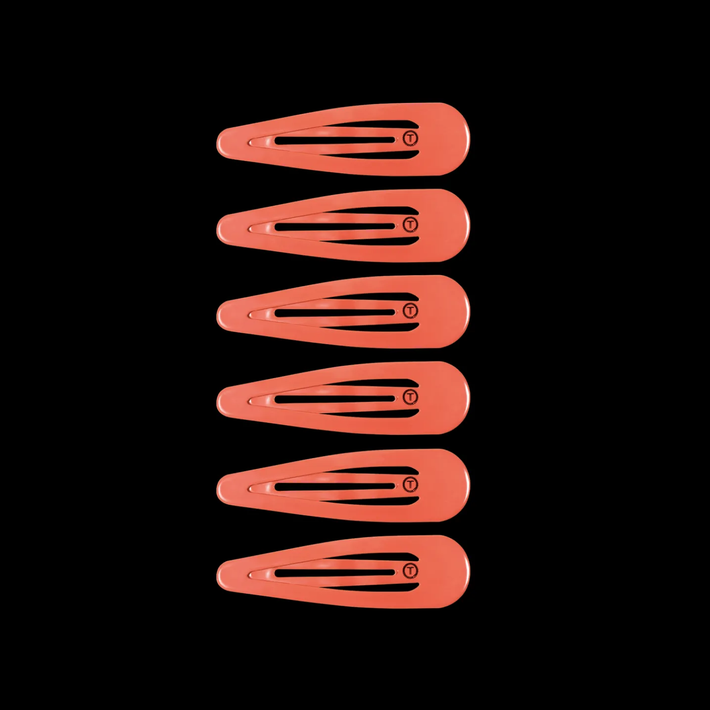 Coral Craze Snap Clips (6Ct)