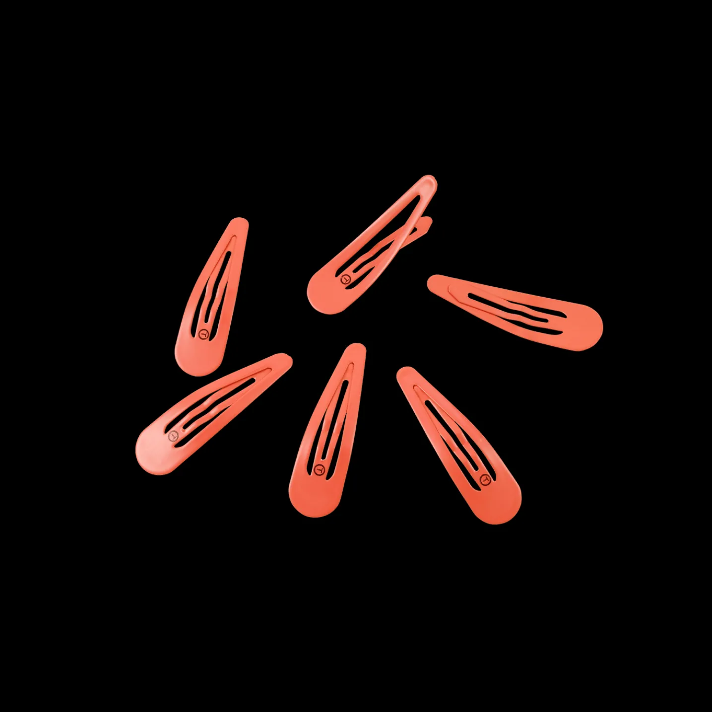 Coral Craze Snap Clips (6Ct)