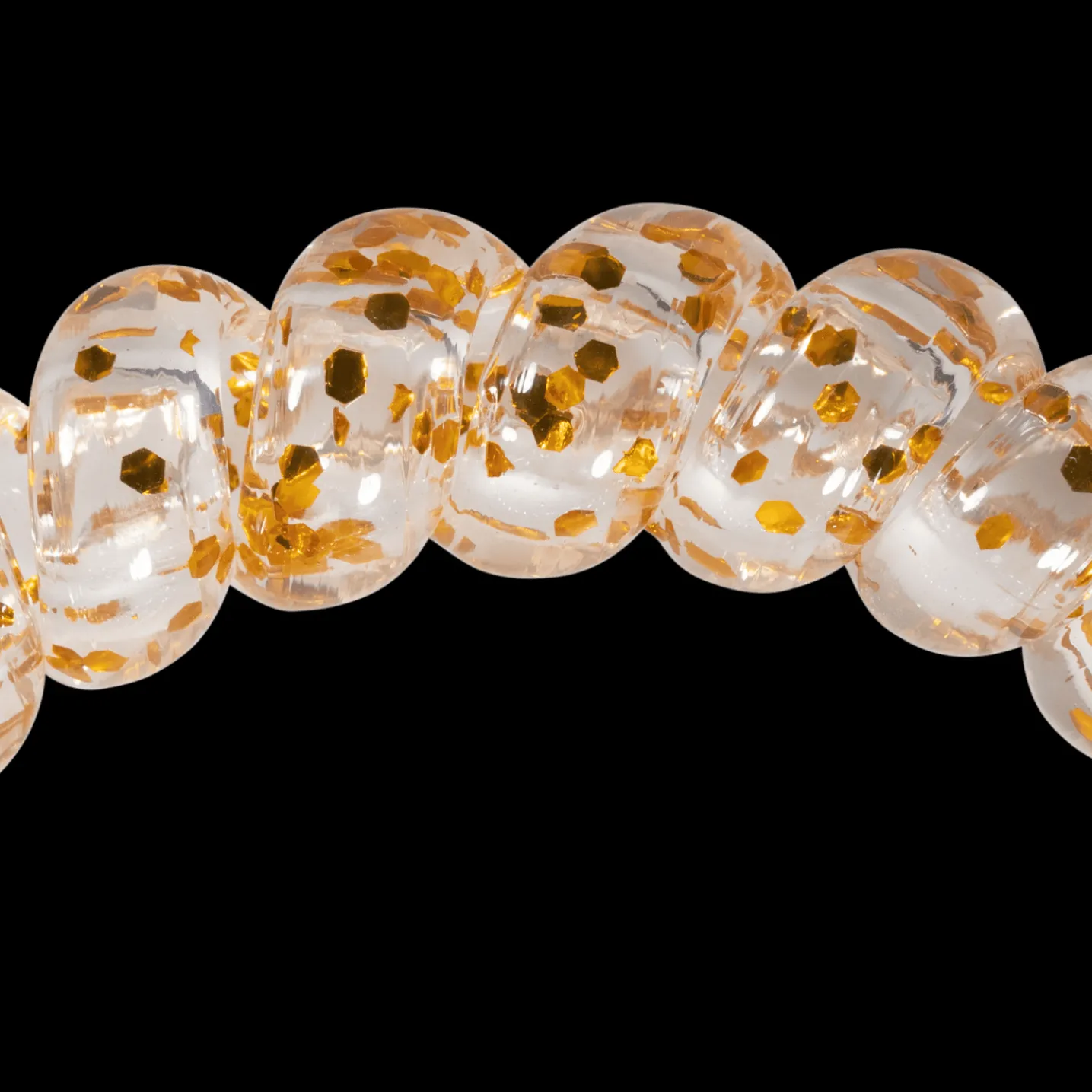 Glitter & Gold Large Hair Ties