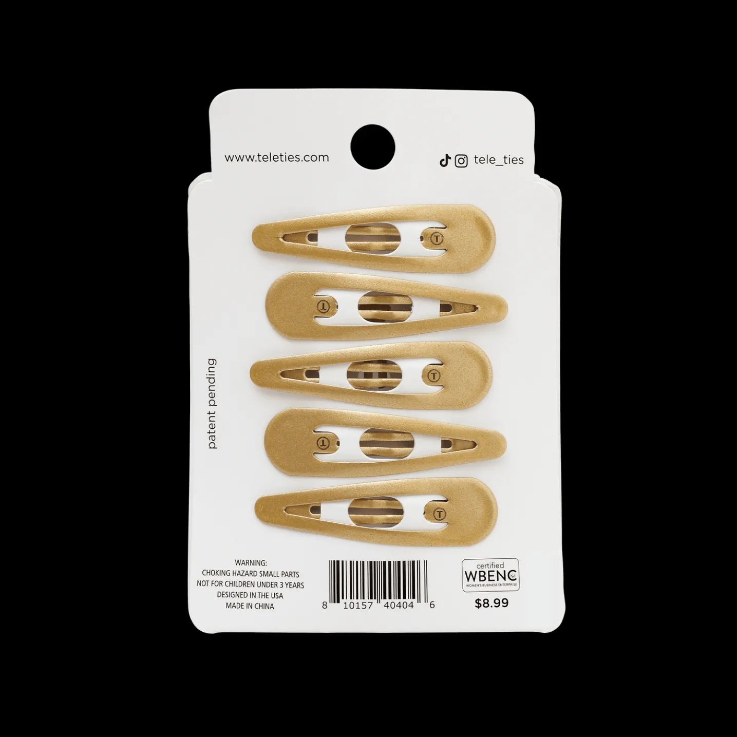 Gold Snap Clip (6Ct)