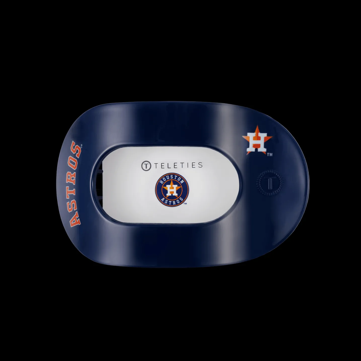 Houston Astros Medium Flat Round Hair Clip