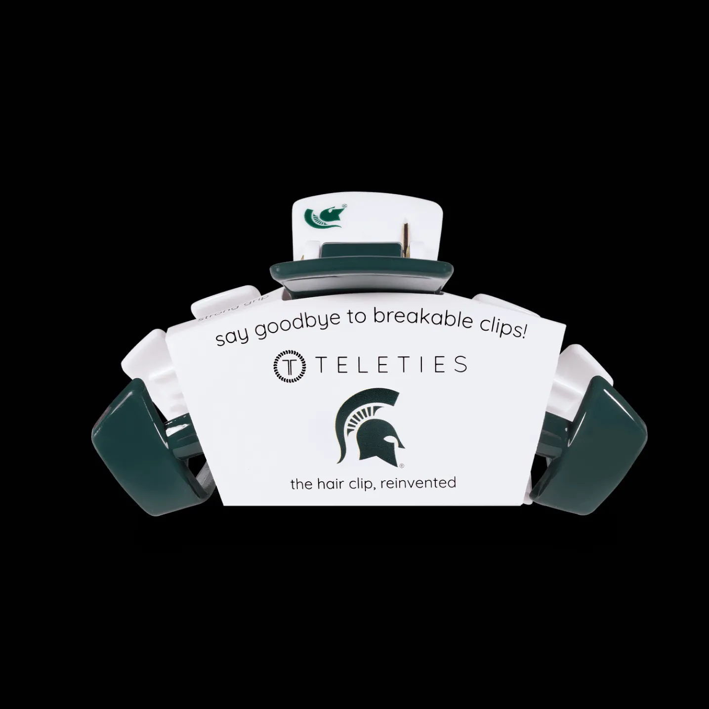 Michigan State University Medium Claw Hair Clip