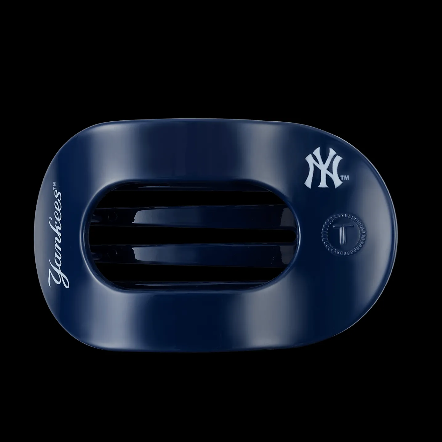 New York Yankees Large Flat Round Hair Clip