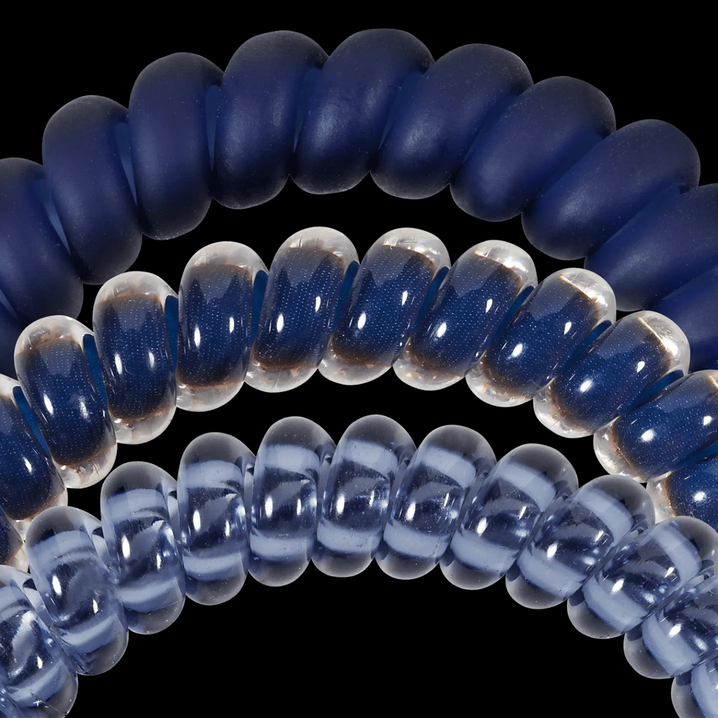 Nightfall Navy Small Hair Ties