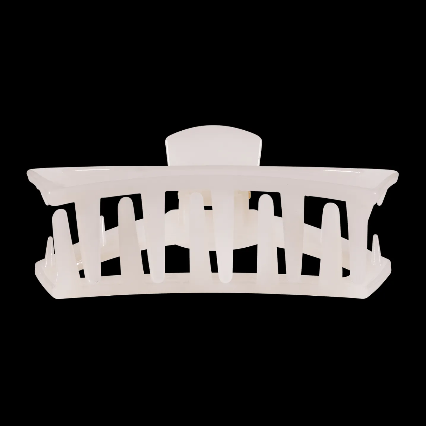 Open Coconut White Small Claw Hair Clip