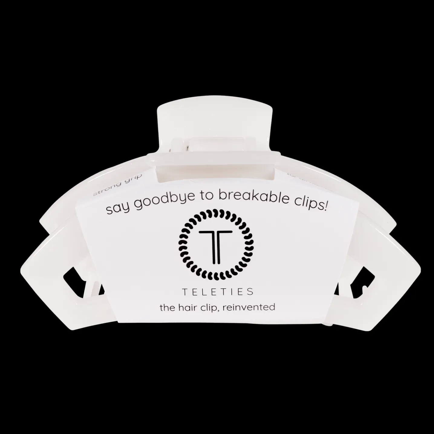 Open Coconut White Large Claw Hair Clip