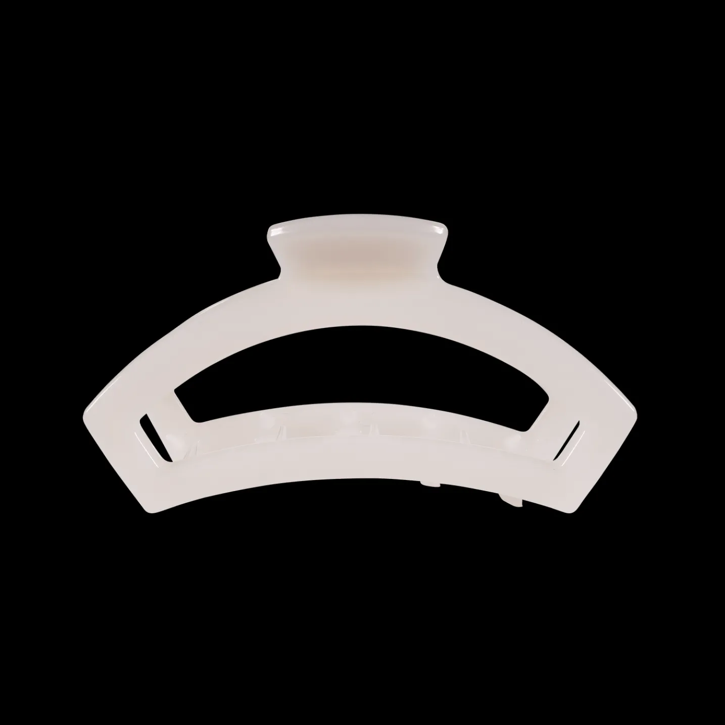 Open Coconut White Medium Claw Hair Clip