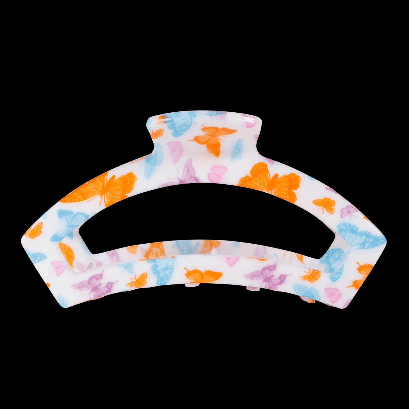 Open Fluttering By Large Claw Hair Clip