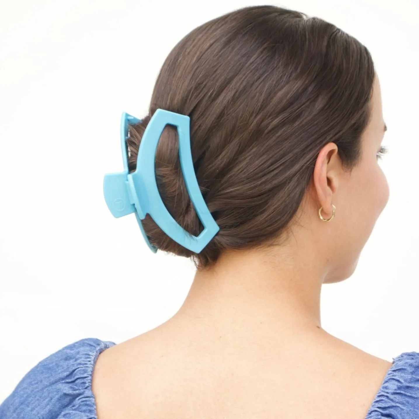 Open Summer Sky Large Hair Clip