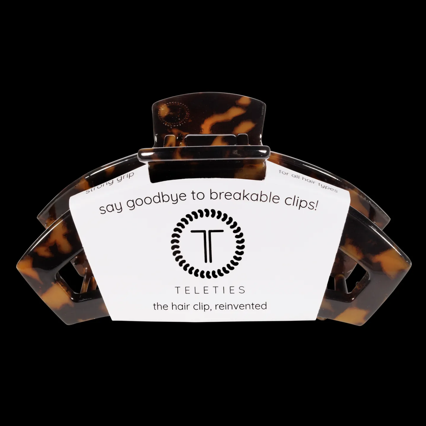 Open Tortoise Large Claw Hair Clip