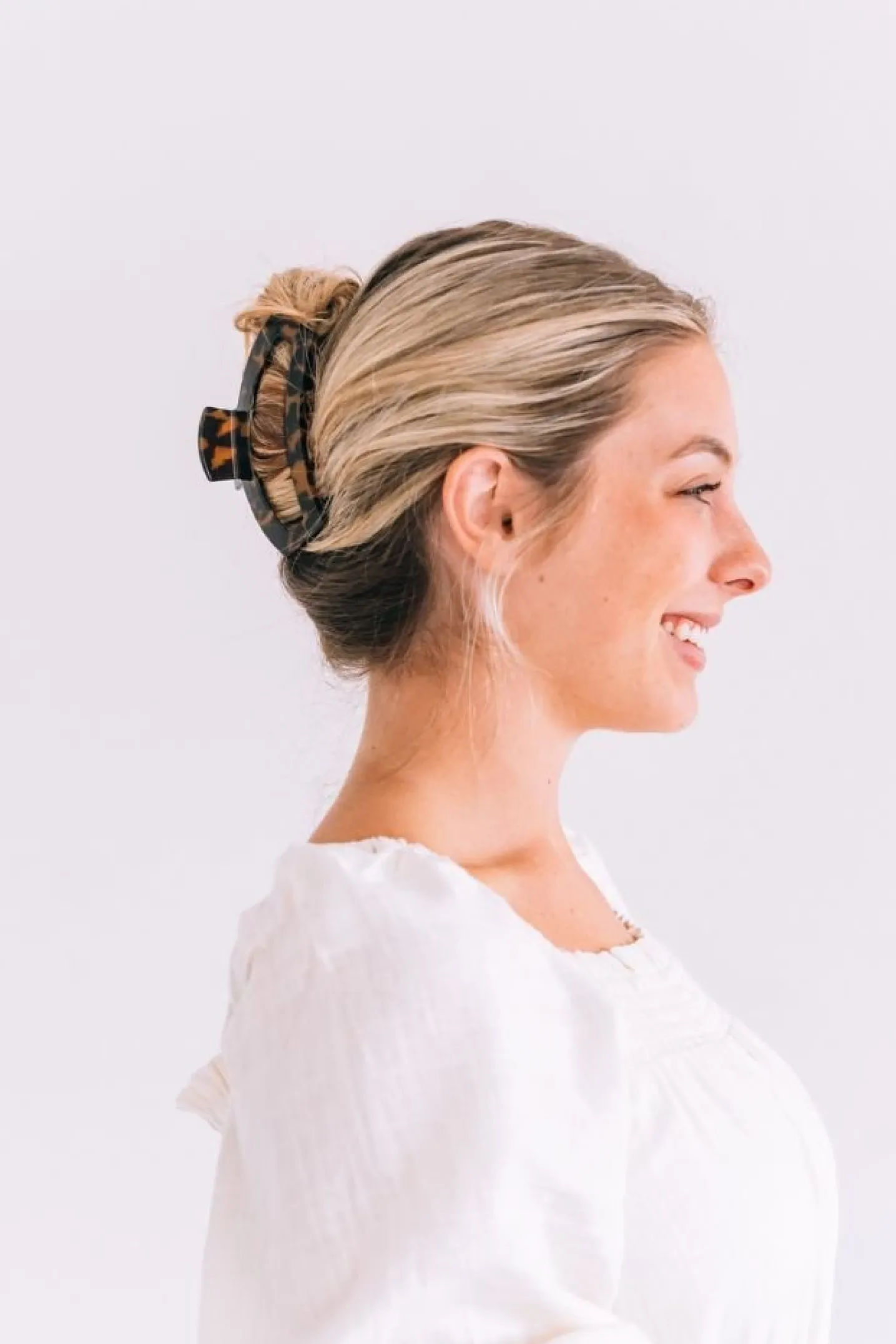 Open Tortoise Large Claw Hair Clip