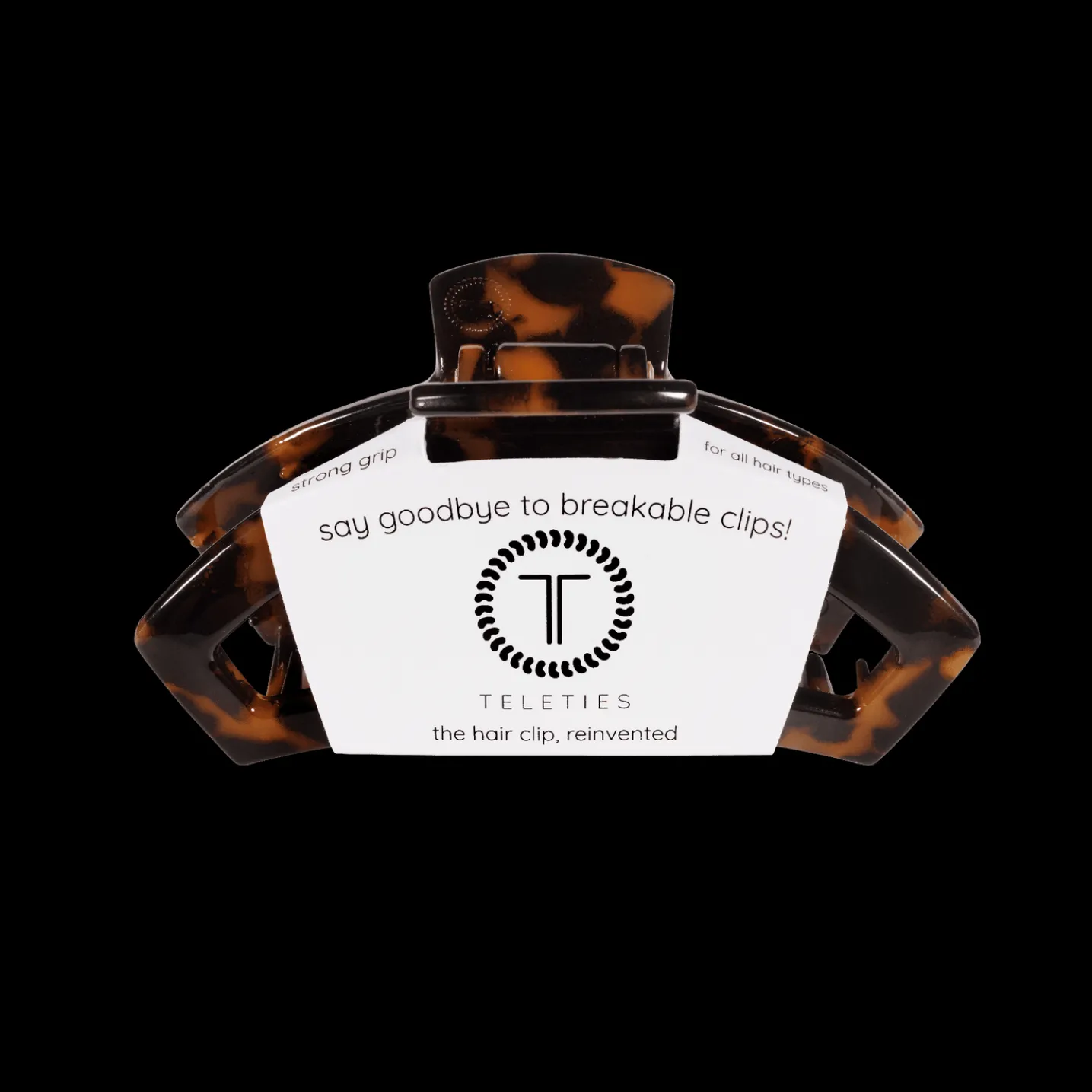 Open Tortoise Small Claw Hair Clip