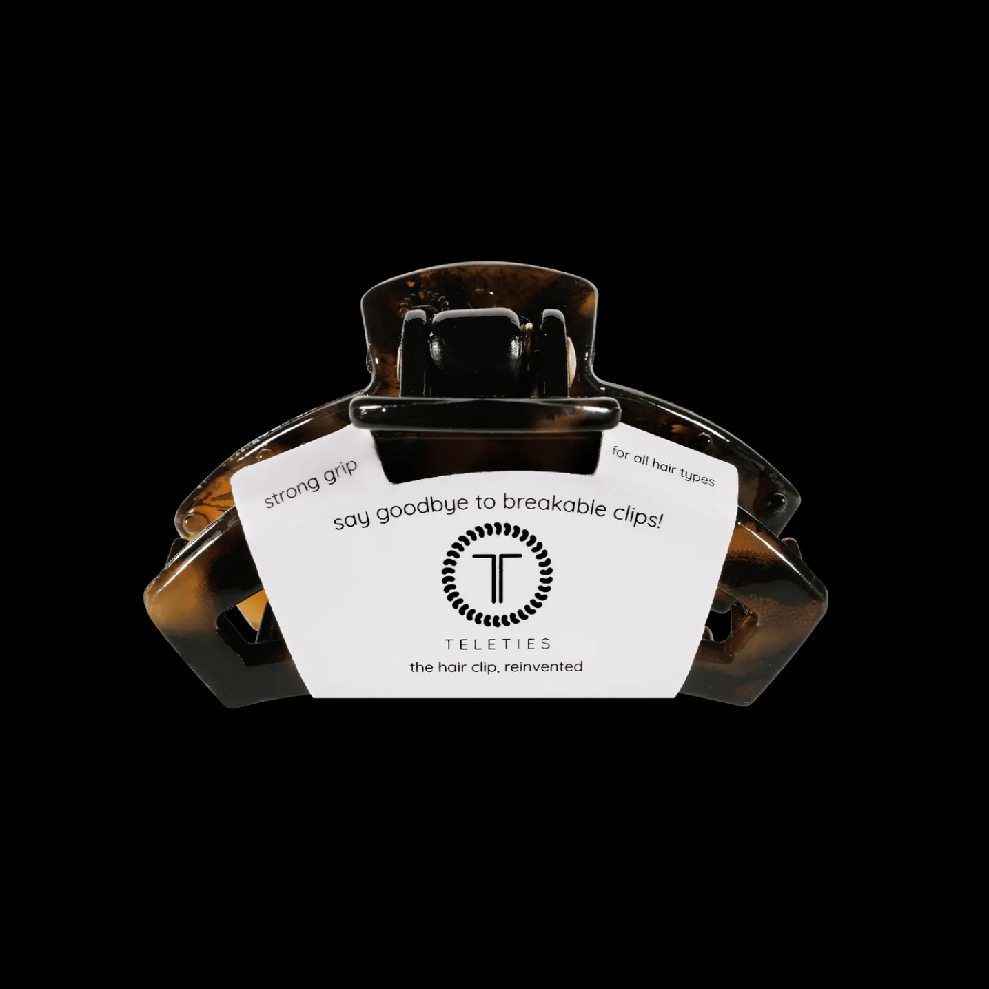 Open Tortoise Tiny Claw Hair Clip