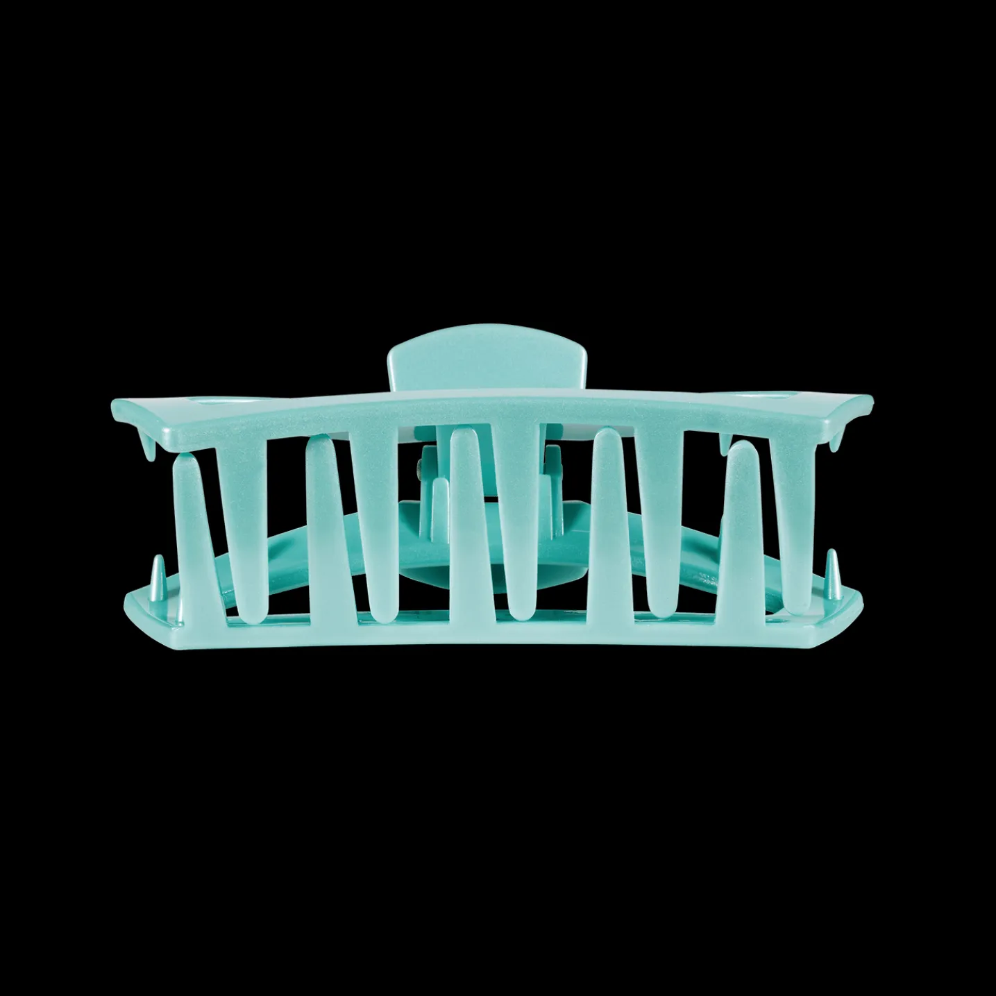 Open Totally Turquoise Small Claw Hair Clip