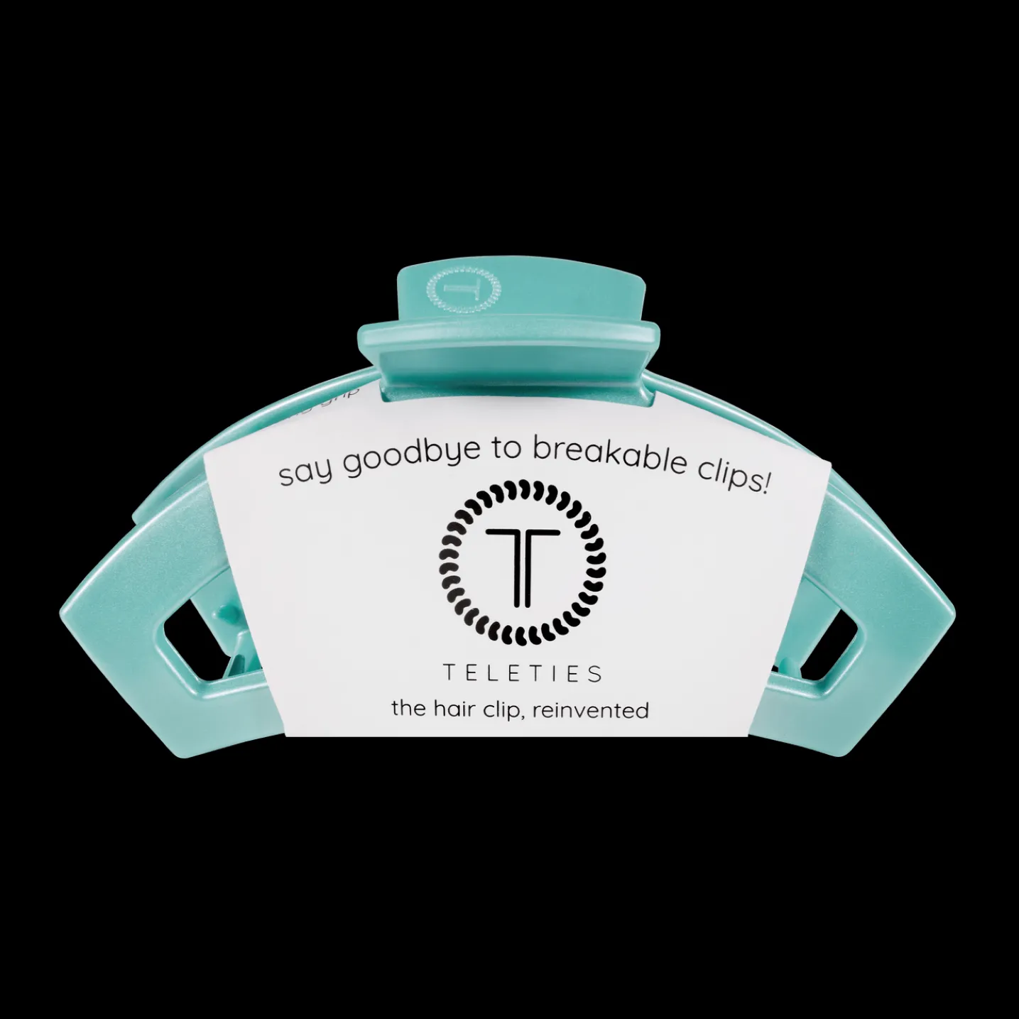 Open Totally Turquoise Medium Claw Hair Clip