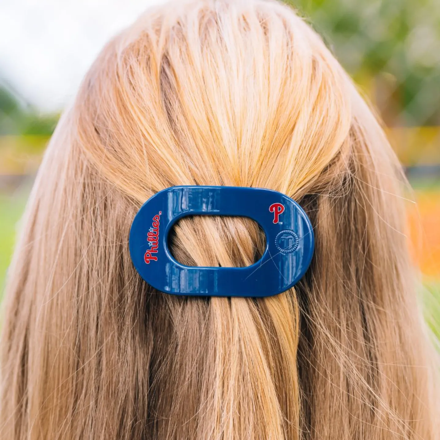 Philadelphia Phillies Small Flat Round Hair Clip