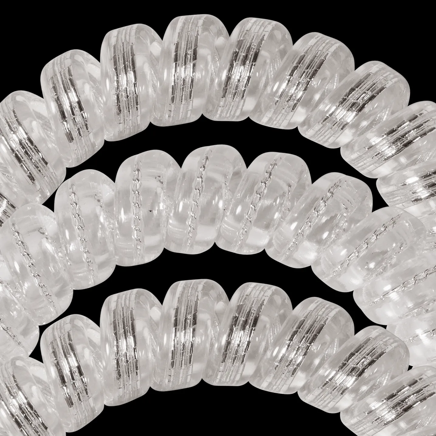 Silver Slay Large Hair Ties