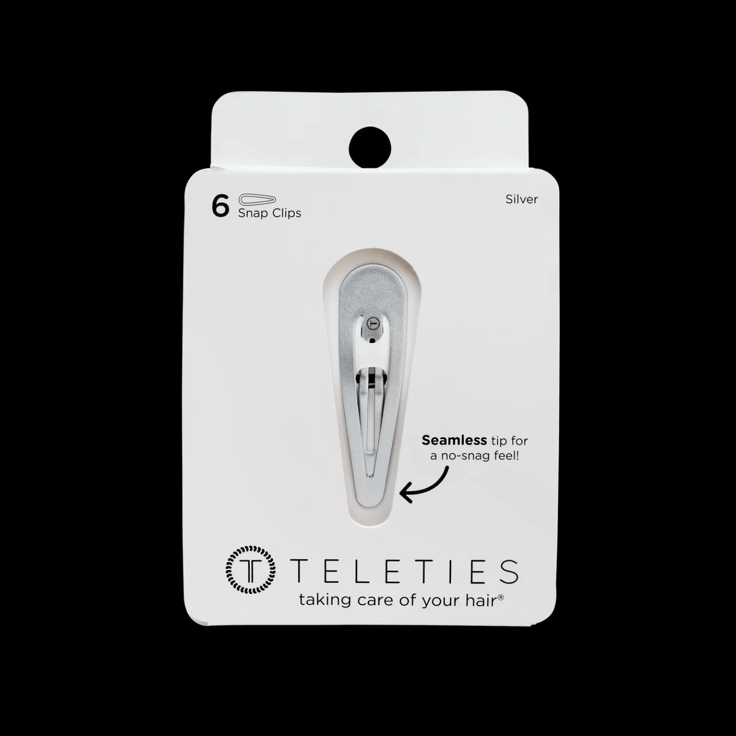 Silver Snap Clip (6Ct)