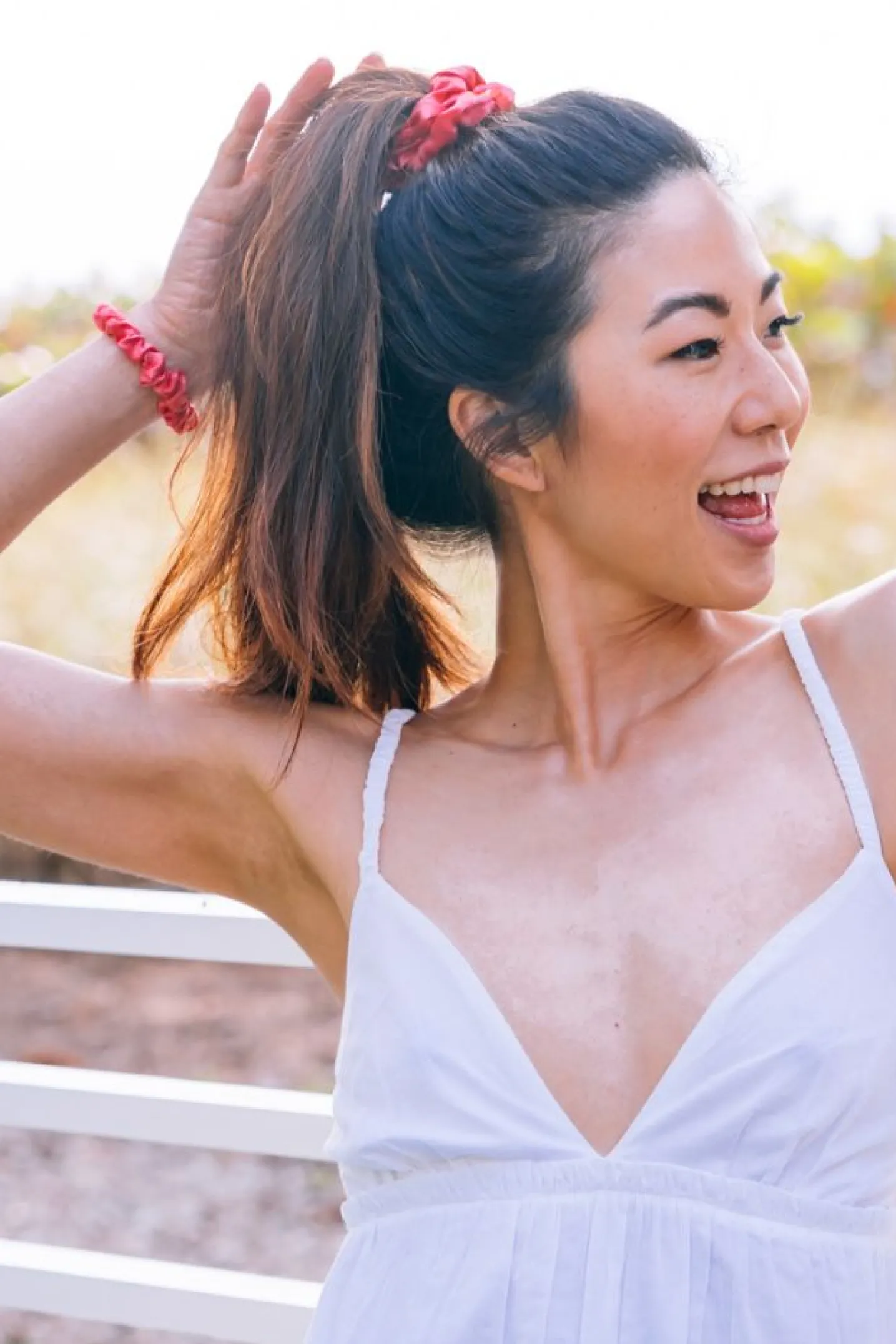 Slice of Summer Large Silk Scrunchies