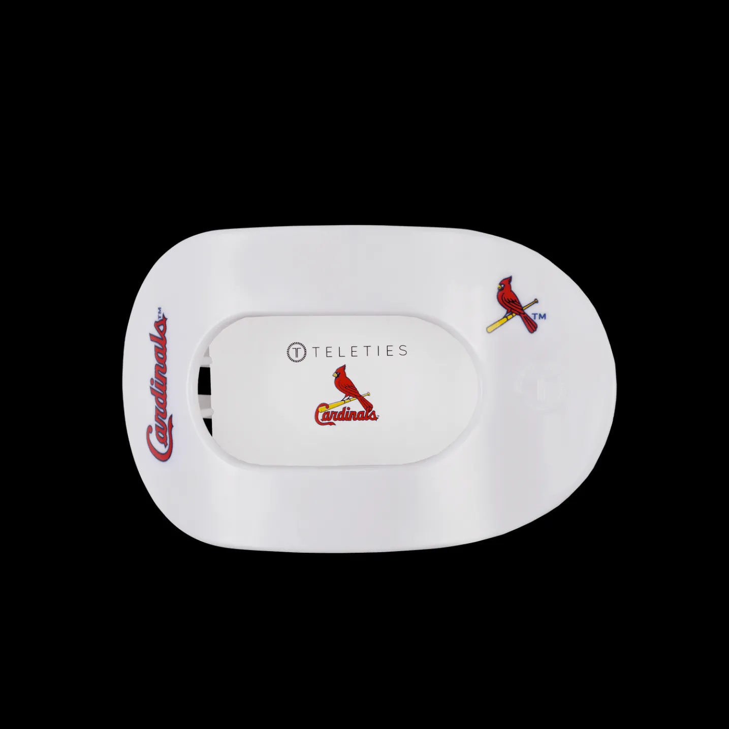 St. Louis Cardinals Medium Flat Round Hair Clip