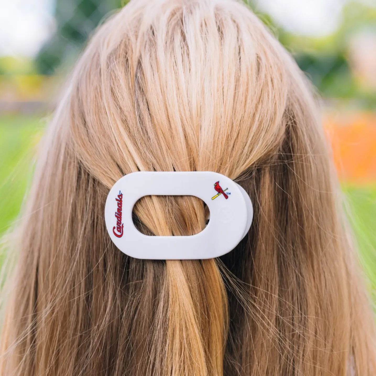 St. Louis Cardinals Small Flat Round Hair Clip