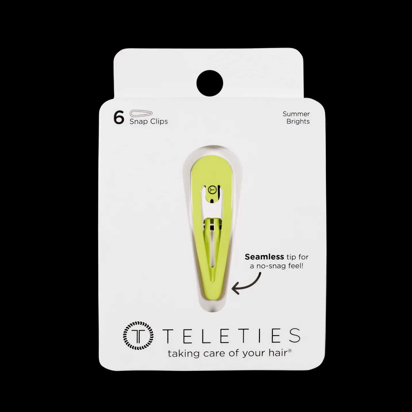 Summer Brights Snap Clips (6Ct)