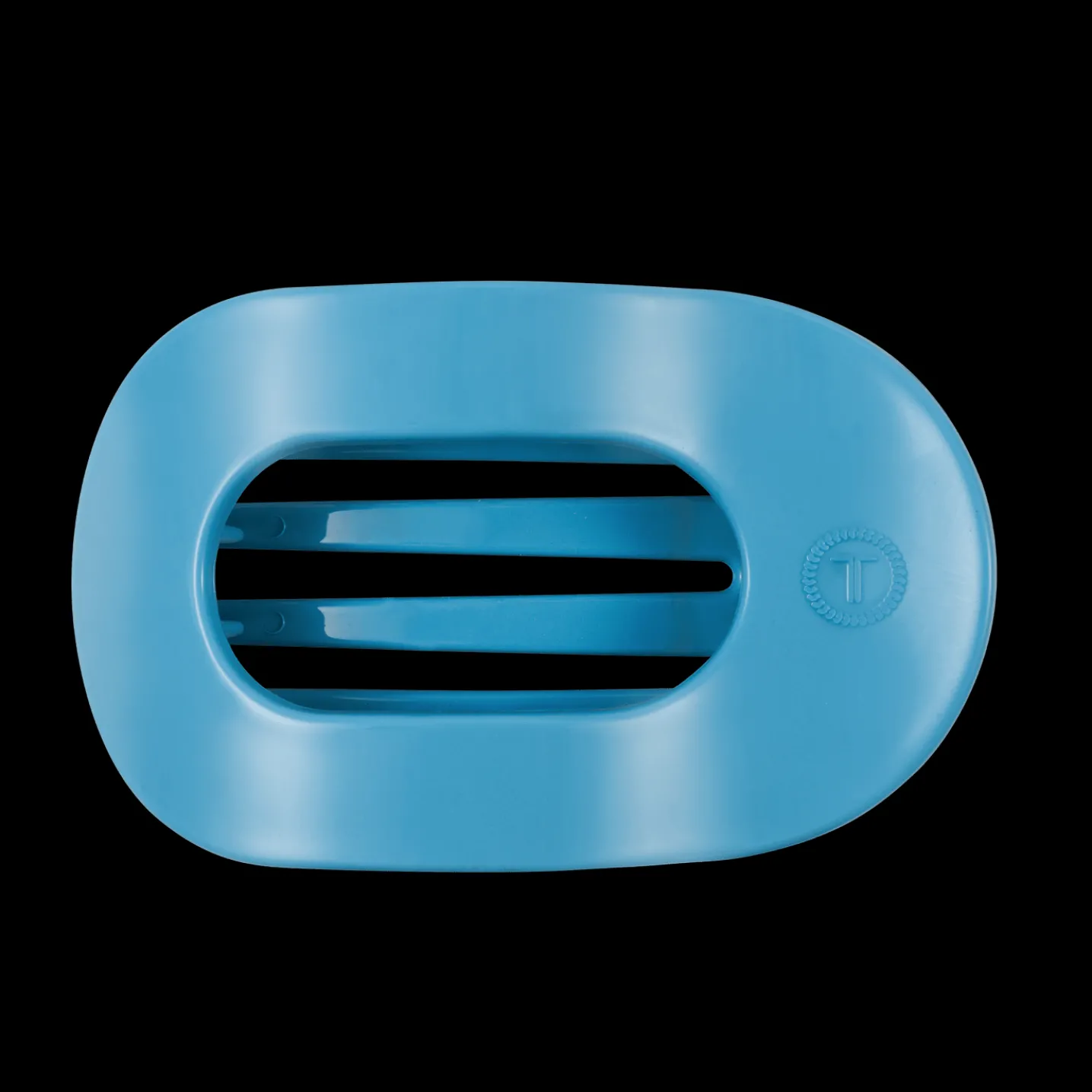 Summer Sky Large Flat Round Hair Clip