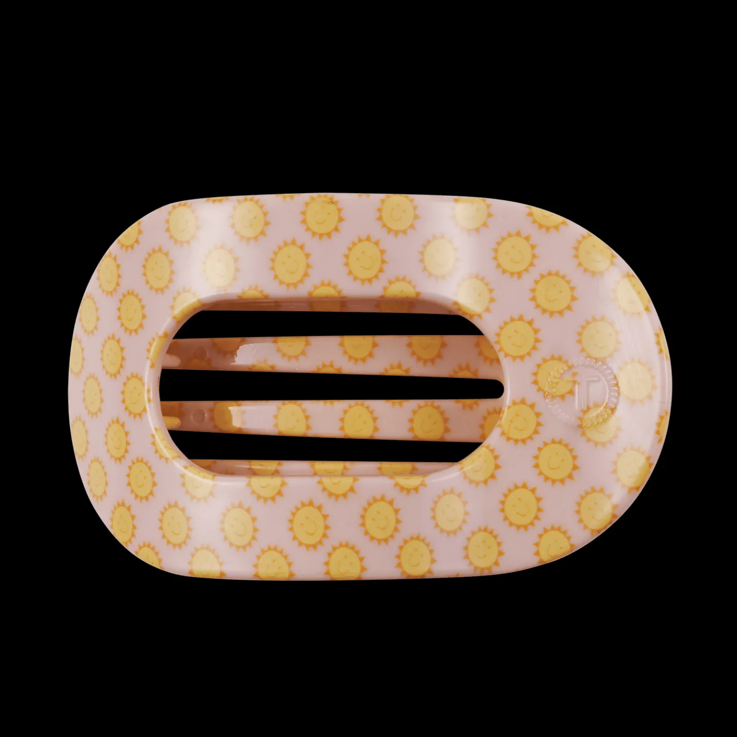 Sunny Days Ahead Large Flat Round Hair Clip