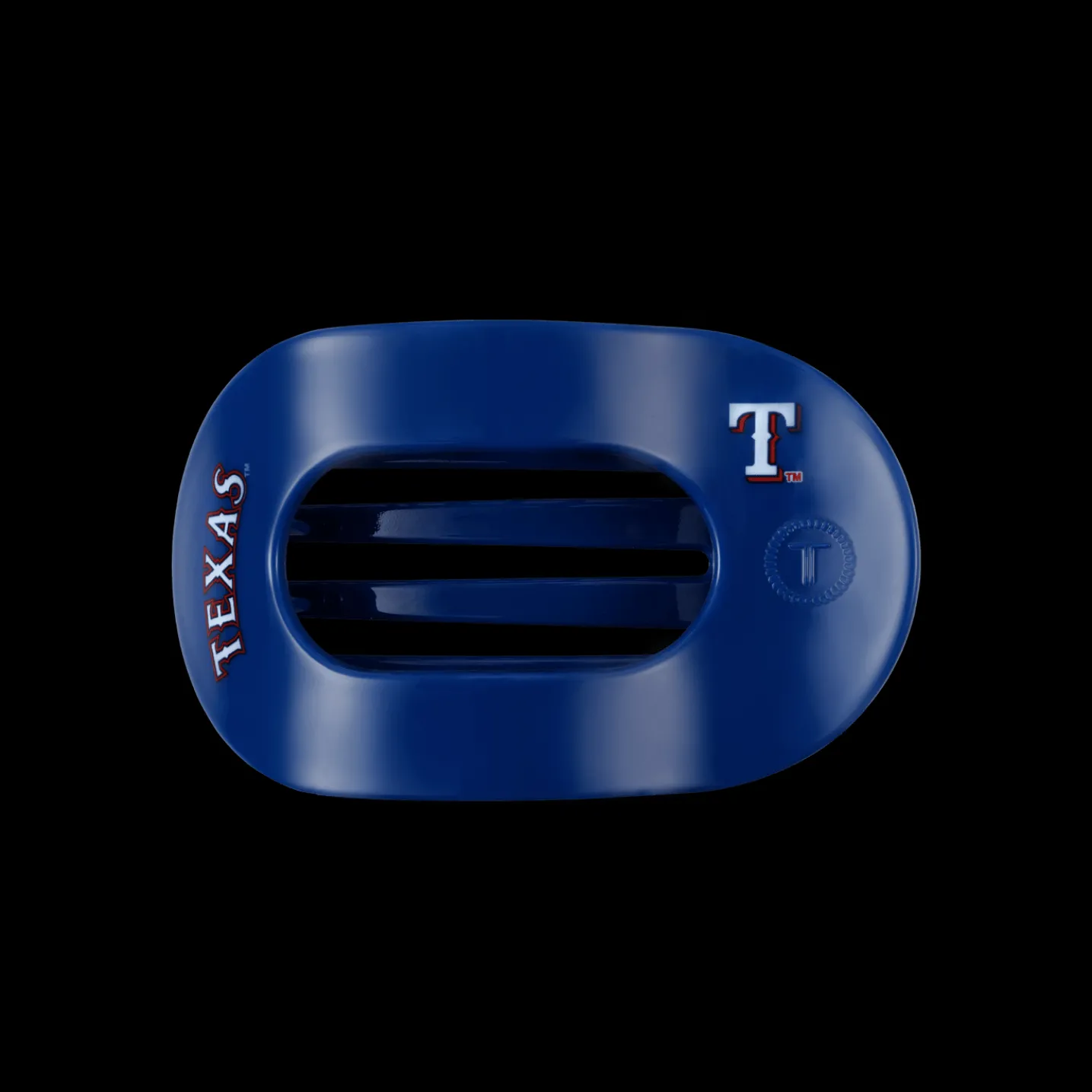 Texas Rangers Medium Flat Round Hair Clip