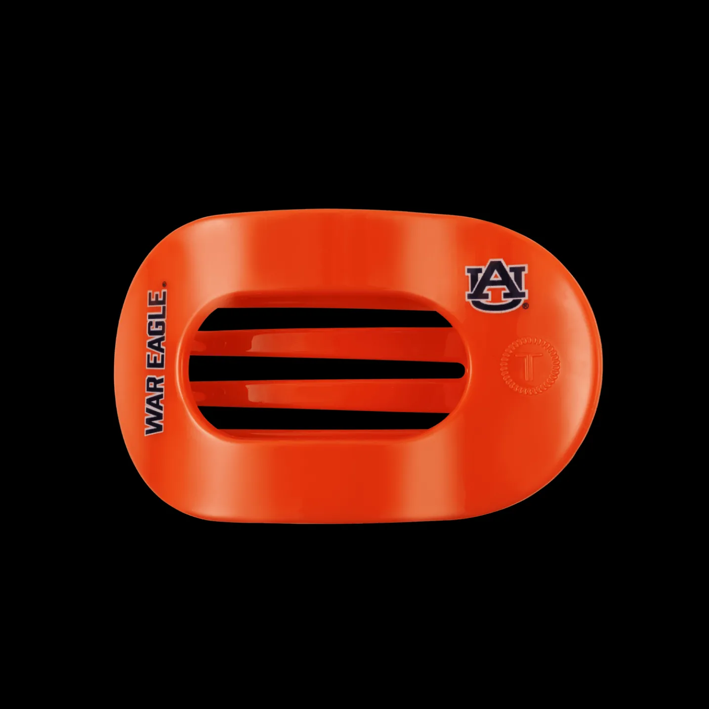 War Eagle! Medium Flat Round Hair Clip