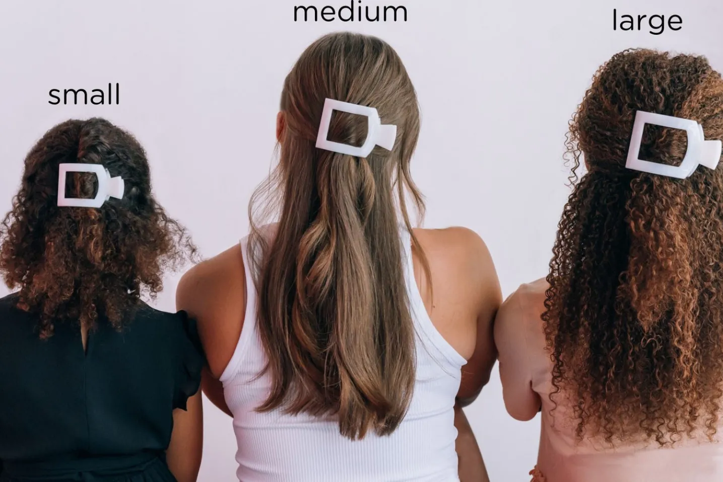 Wrapped In Ribbons Small Flat Square Hair Clip